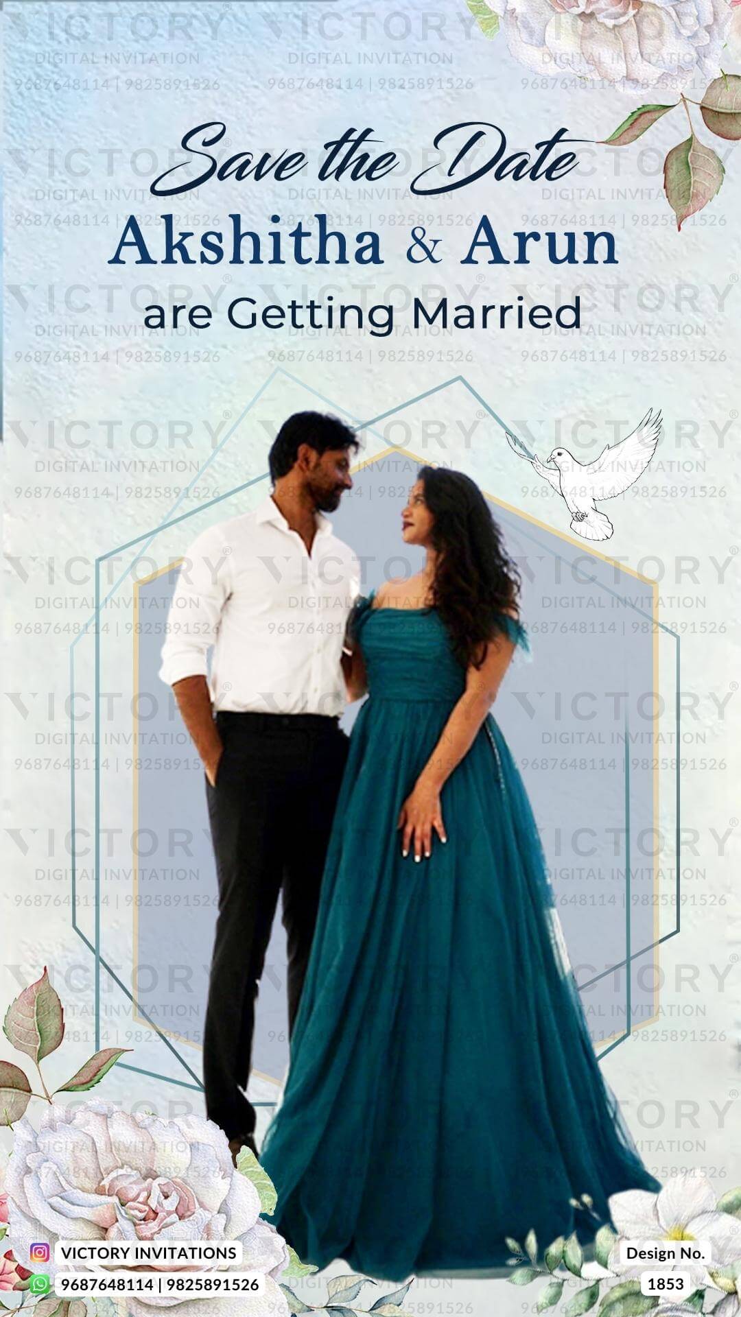 Wedding ceremony invitation card of hindu south indian telugu family i –  Victory Invitations