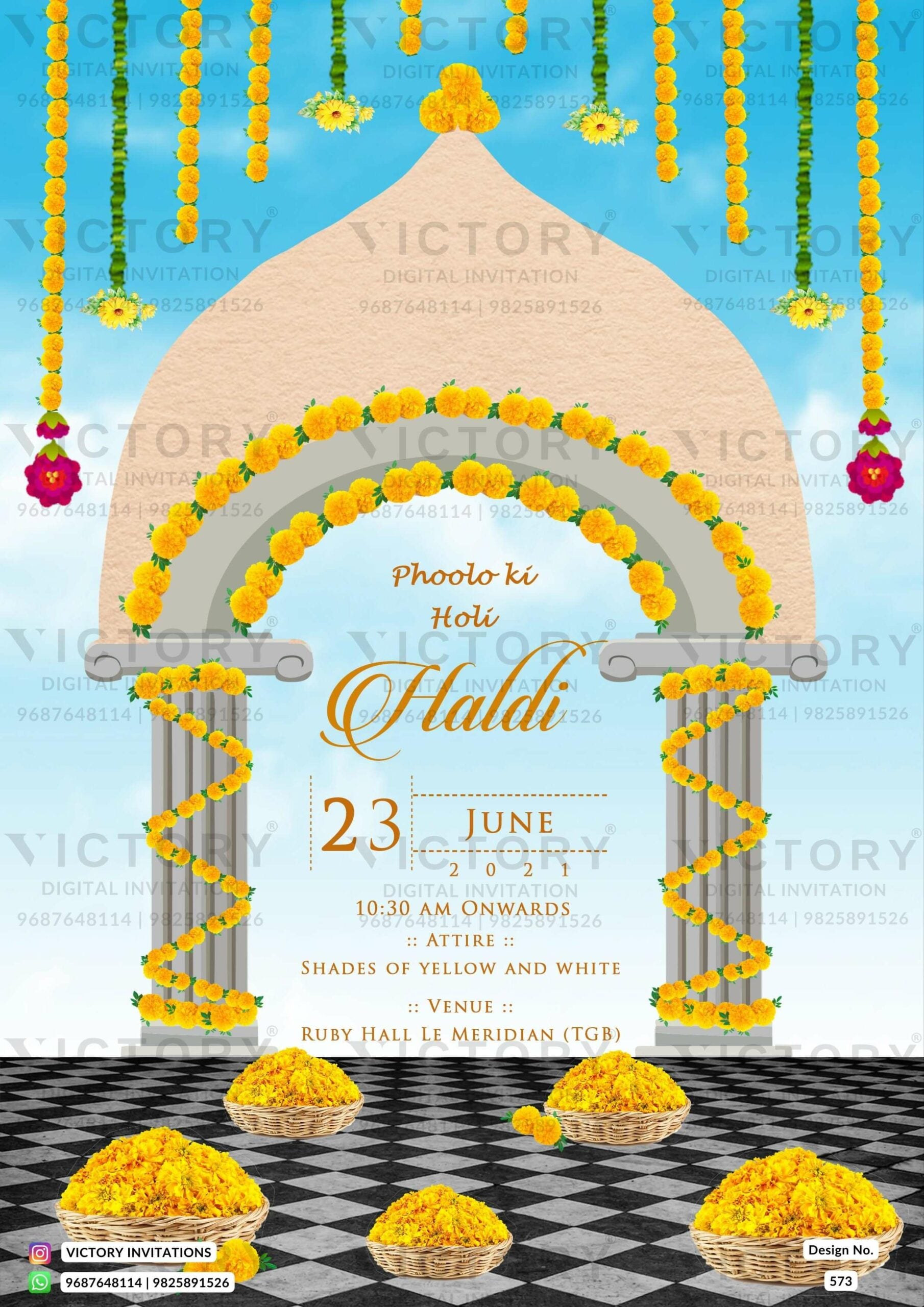 Pastel and Vibrant Shaded Lavish Indian Wedding Invitations with Festive Indian Scenery Backdrops