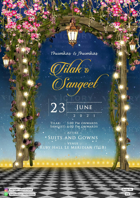 Pastel and Vibrant Shaded Lavish Indian Wedding Invitations with Festive Indian Scenery Backdrops