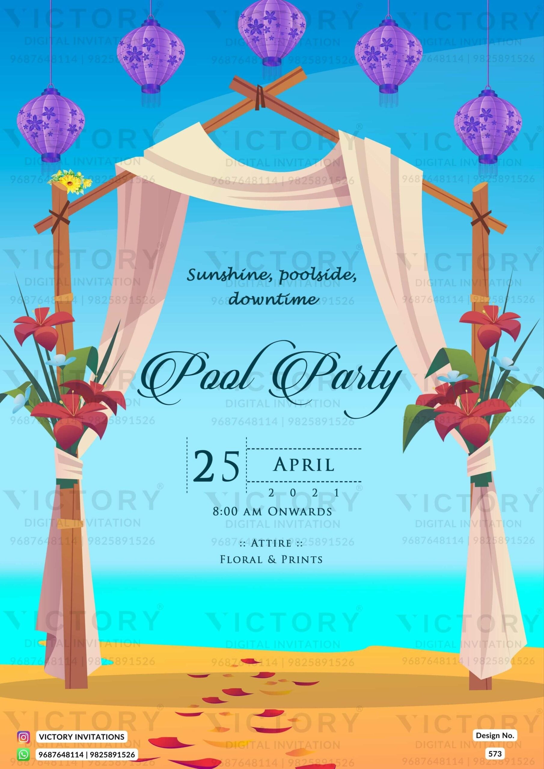 Pastel and Vibrant Shaded Lavish Indian Wedding Invitations with Festive Indian Scenery Backdrops