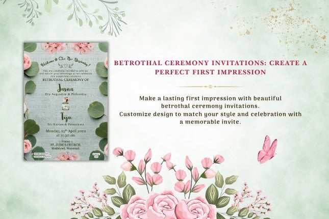 Betrothal Ceremony Invitations: Create a Perfect First Impression