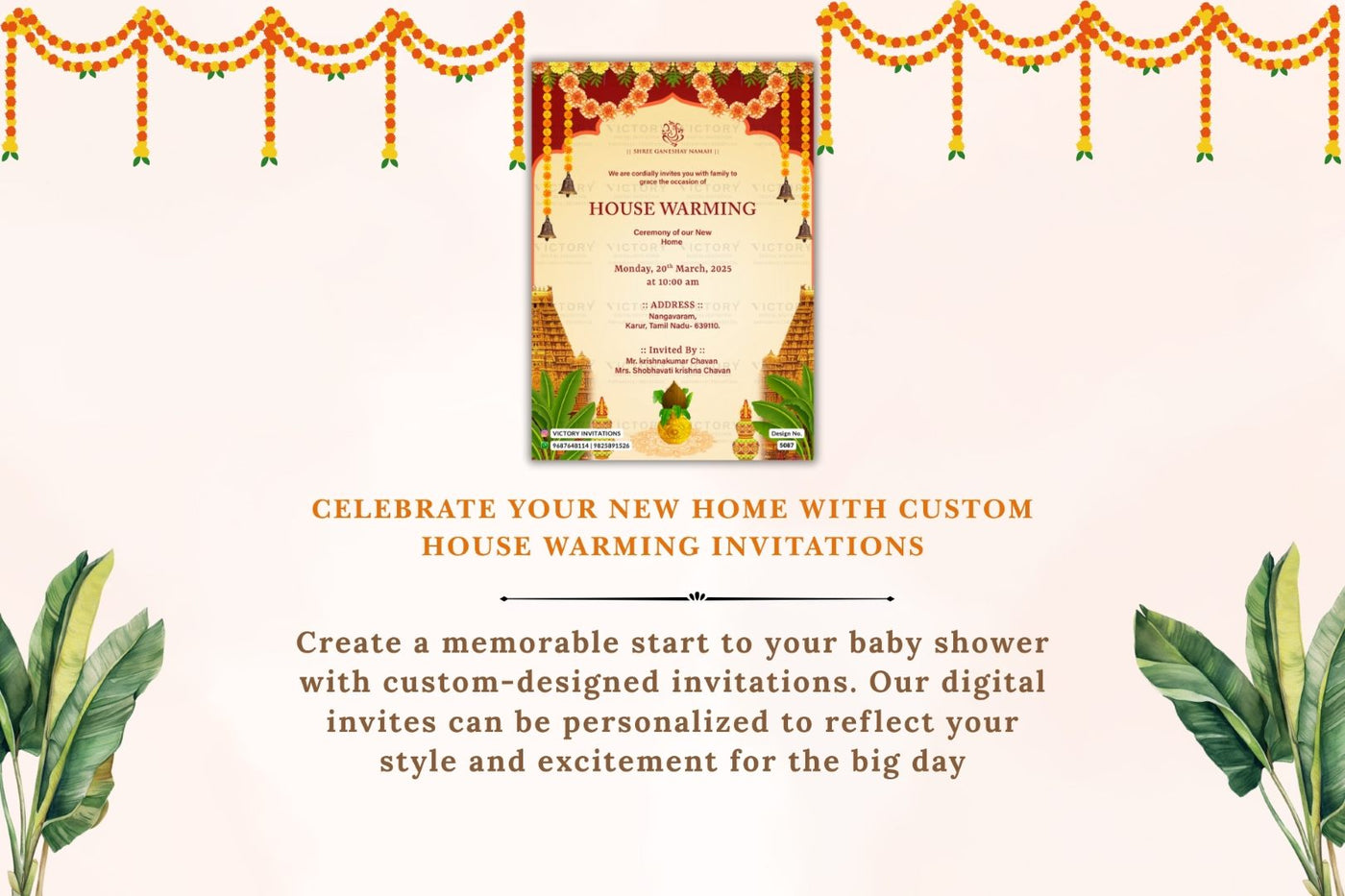 Create a Memorable House Warming Celebration with 2D-3D Invitations