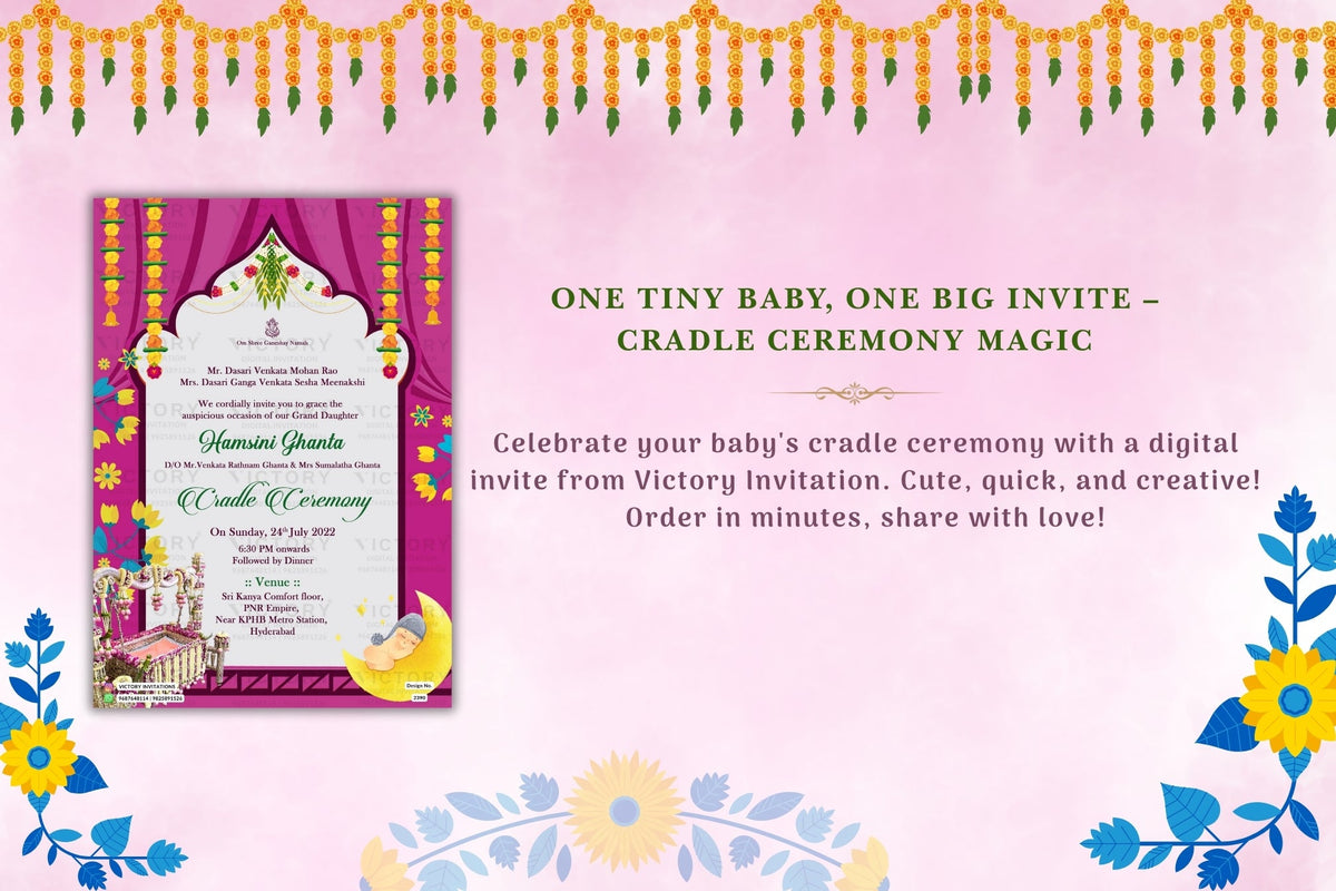 One Tiny Human, One Big Celebration – Let’s Invite Digitally! 🍼🎈