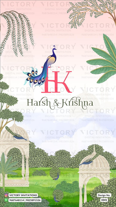 Kerala Wedding Invitation card PDF Design no. 3341