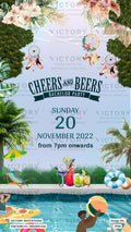 Bachelor Party invitation card in english language with leaves, string lights as swimming pool theme design 2966