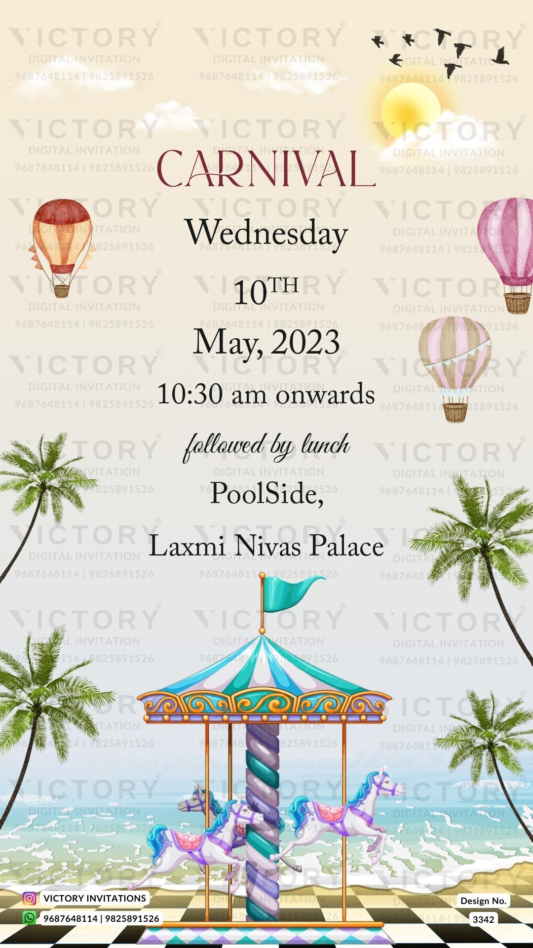 Rajasthan Wedding Invitation Card PDF Design no.3342
