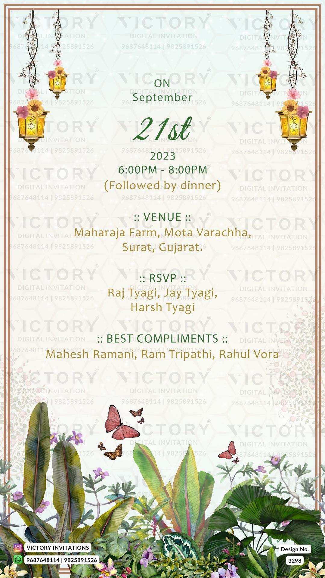 Gujarat Wedding Invitation Card PDF Design no.3298