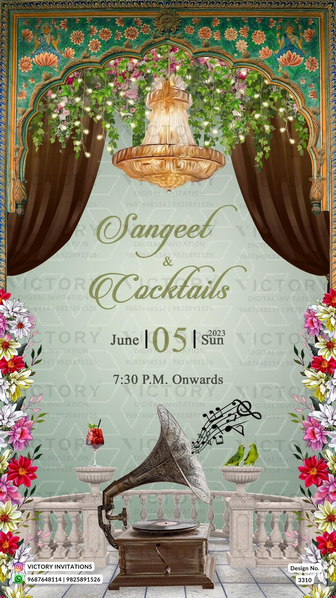 New Delhi Wedding Invitation Card PDF Design no.3310