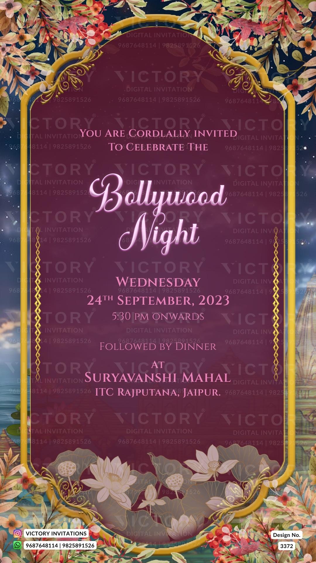 Rajasthan Wedding Invitation Card PDF Design no.3372