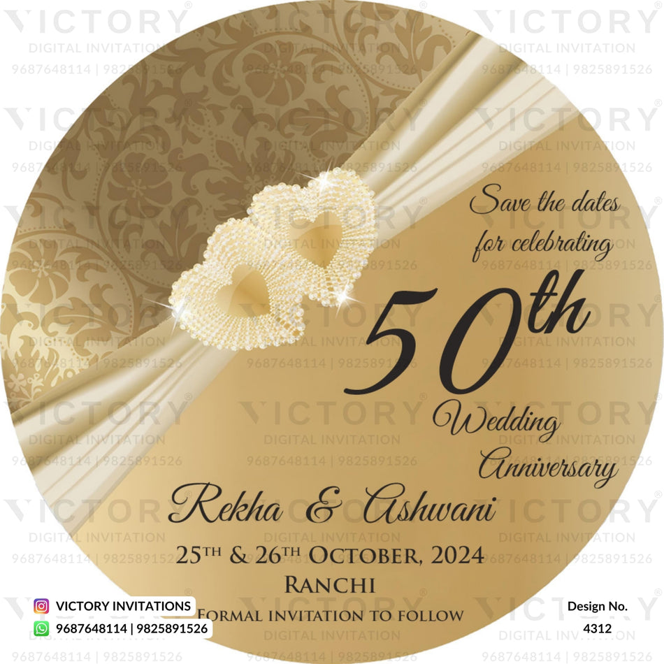 Gift tag design for wedding ceremony in english language with ribbon as arch theme design 4312