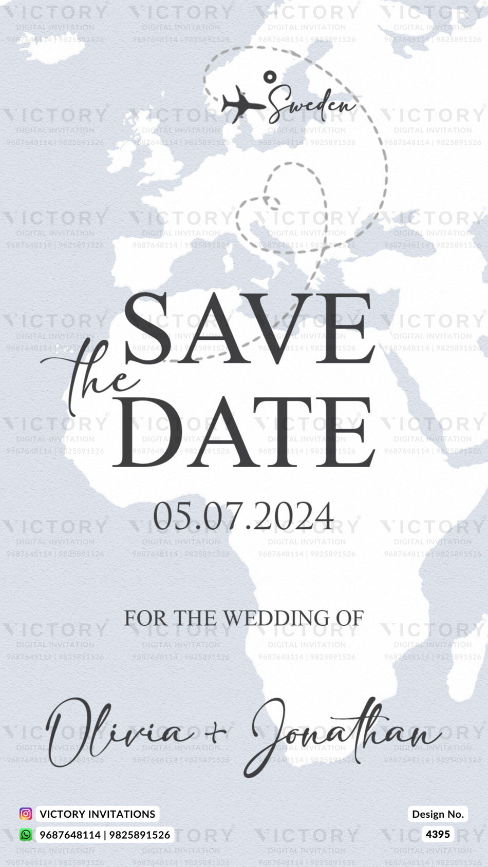 Save the Date card in english language with shell, tree, star as beach theme design 4395