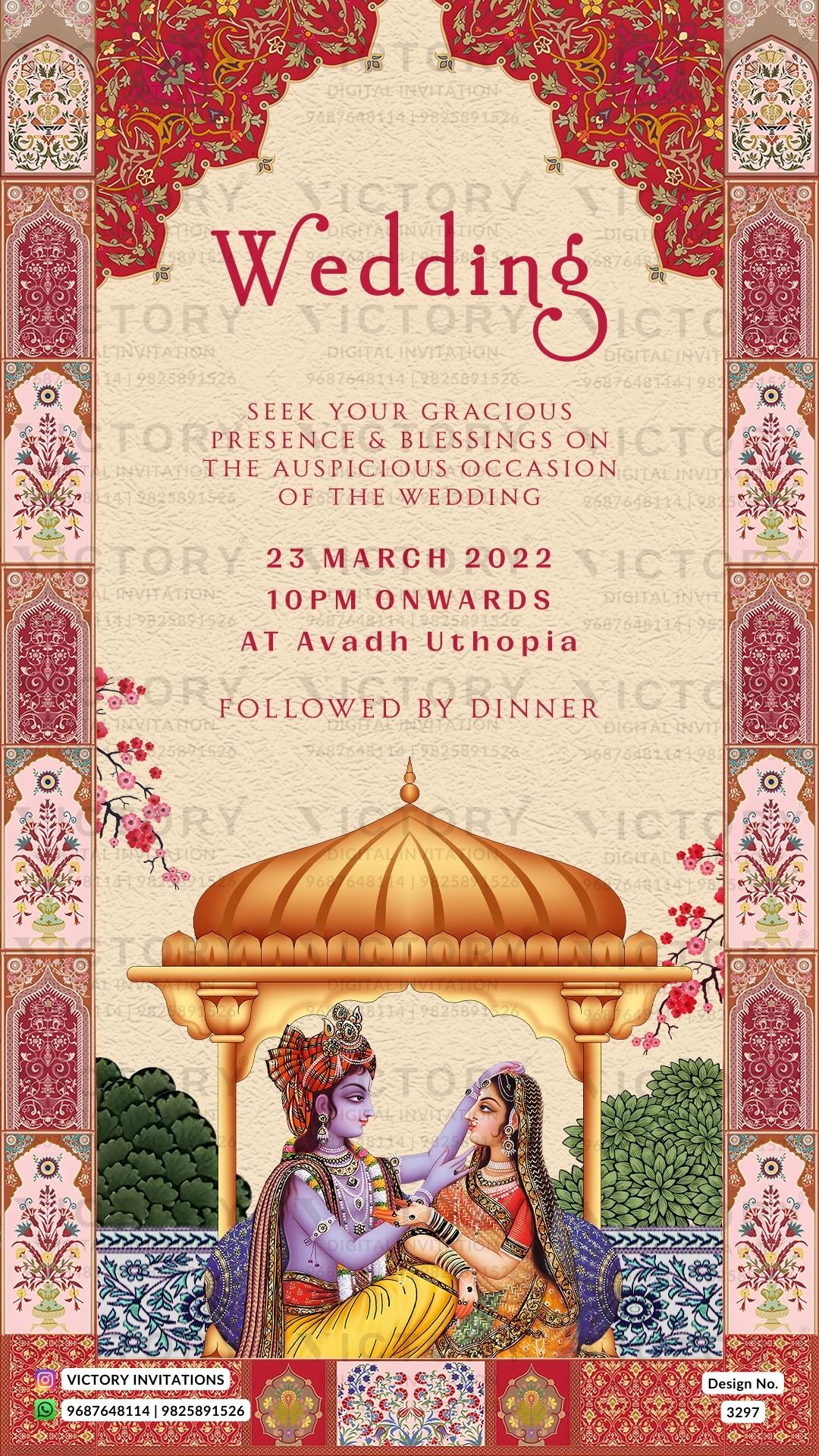 Gujarat Wedding Invitation Card PDF Design no.3297