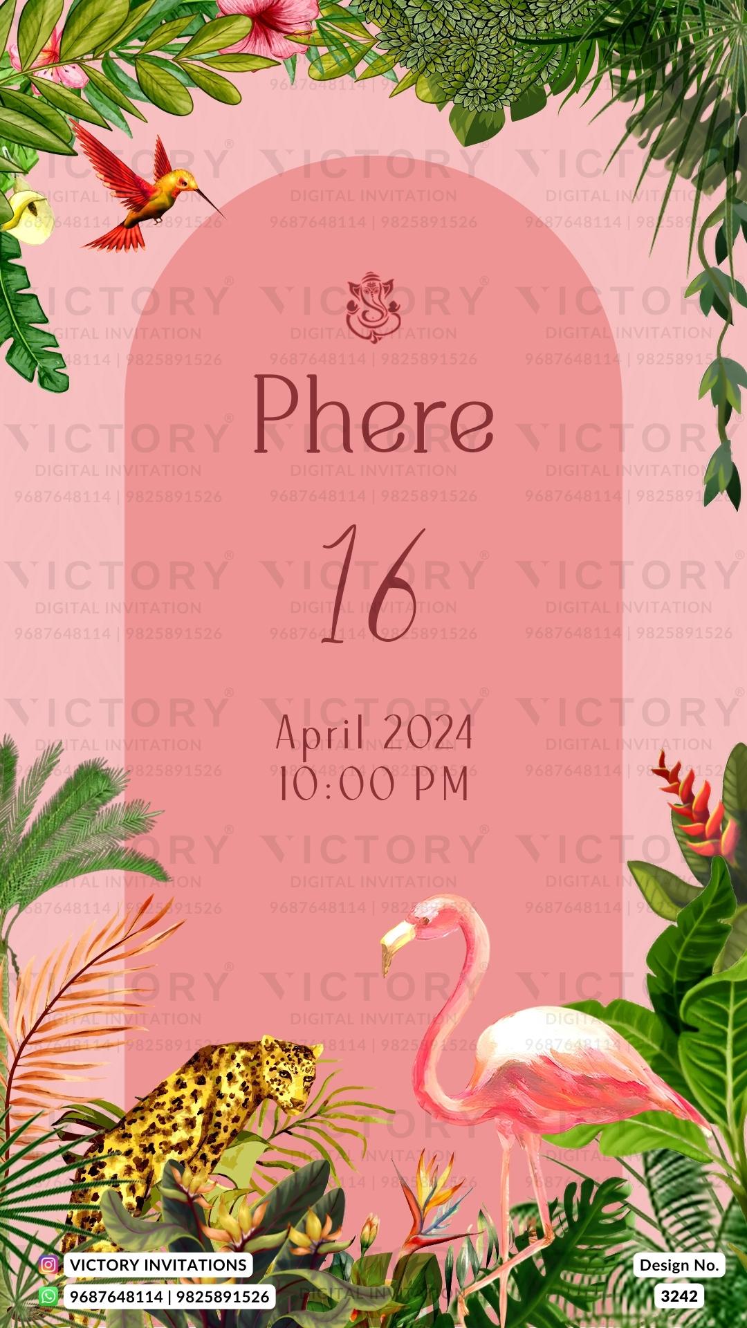 Gujarat Wedding Invitation Card Design no.3242