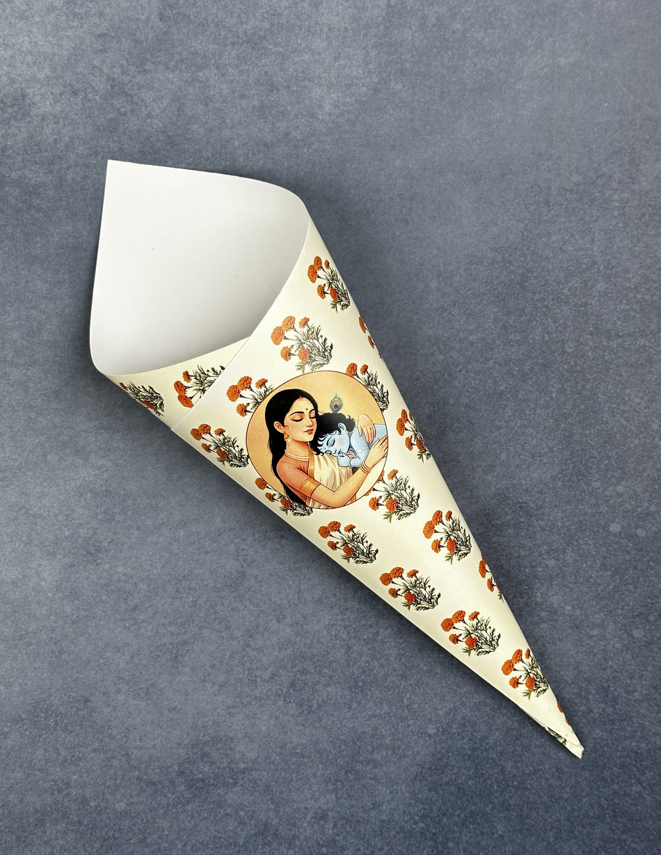 Petal cones | merigold theme | baby shower stationery P 62