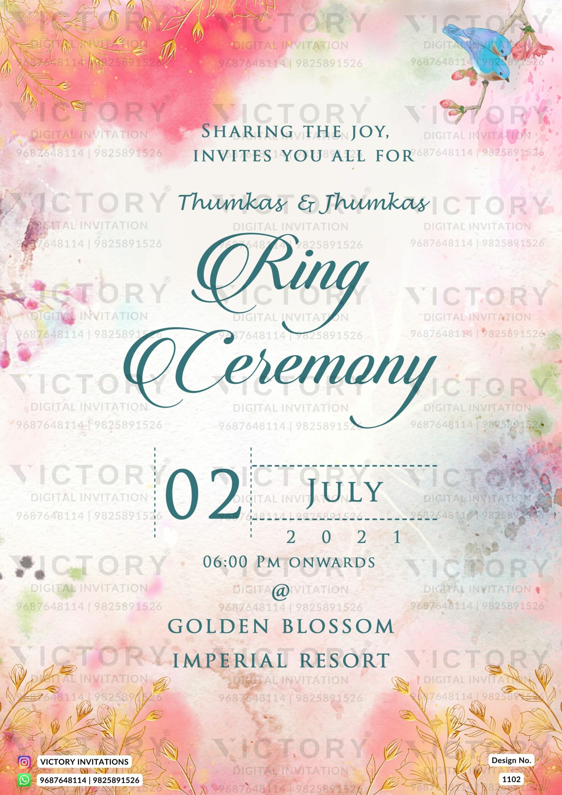Engagement Ceremony Decor 2 at Rs 35500 | Engagement Ring Tray, Engagement  Ring Platter, रिंग सेरेमनी ट्रे - Party Craze, Patna | ID: 2852983233155