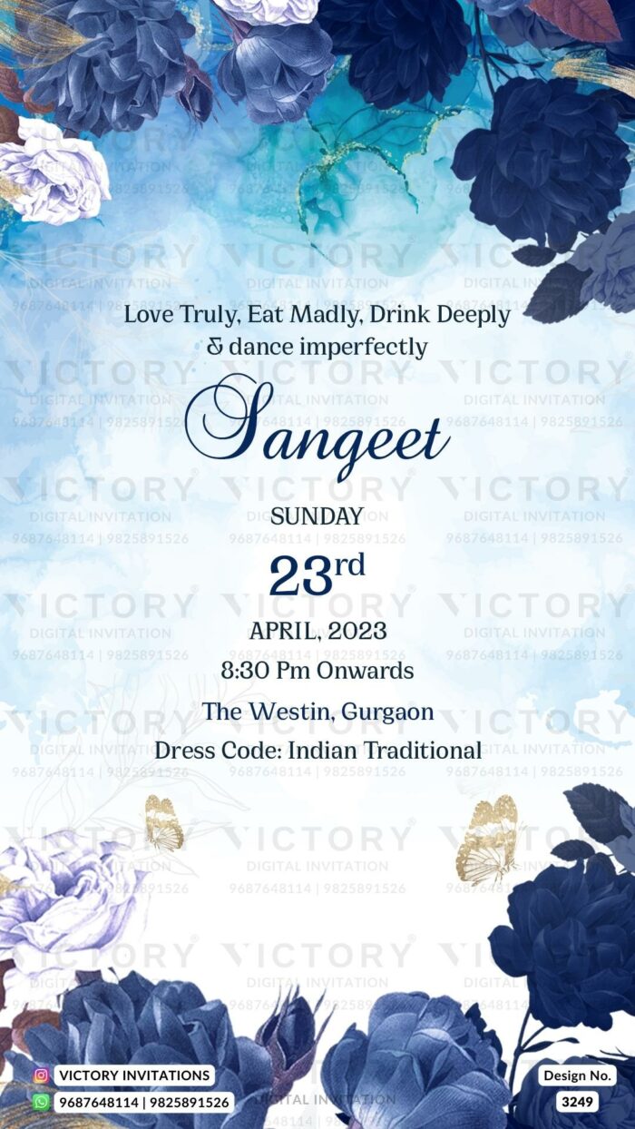 New Delhi Wedding Invitation Card PDF Design no.3249