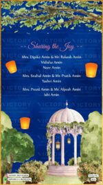 Gujarat Wedding Invitation card PDF Design no. 3373